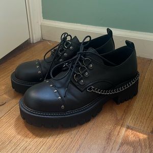 Chunky Moto Oxfords